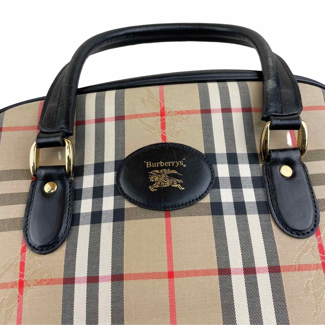 BURBERRY(バーバリー)の✨良品　Burberry バーバリー ハンドバッグ　ノバチェック　シャドーホース レディースのバッグ(ハンドバッグ)の商品写真