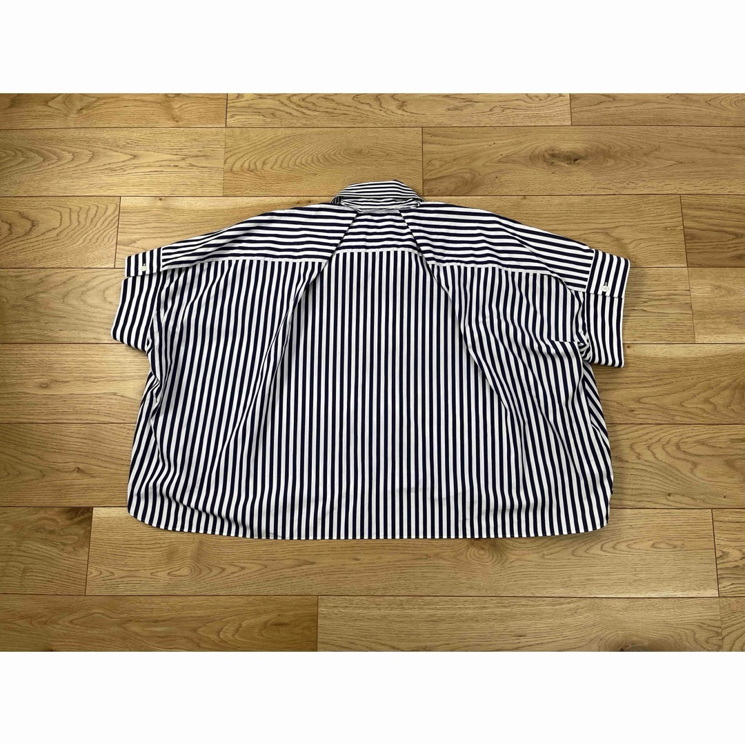 sacai(サカイ)の23SS サカイ トーマス メイソン ストライプ ポプリン コットン 半袖シャツ レディースのトップス(シャツ/ブラウス(半袖/袖なし))の商品写真