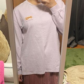 くすみパープル　ロンT(Tシャツ(長袖/七分))