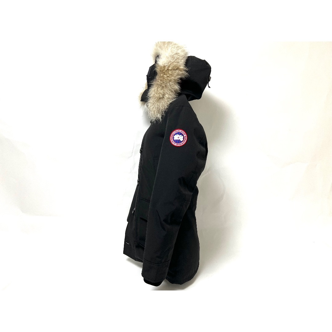 CANADA GOOSE(カナダグース)のCANADA GOOSE カナダグース ダウンジャケット BROOKFIELD PARKA ブルックフィールド パーカー メンズ ブラック サイズ：S フード ファー 2300JM R 美品 メンズのジャケット/アウター(ダウンジャケット)の商品写真