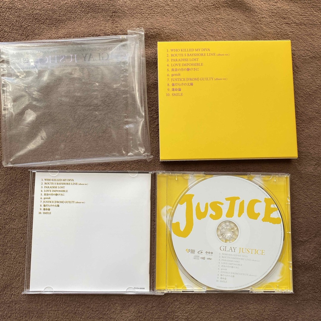 JUSTICE アルバム　GLAY エンタメ/ホビーのCD(ポップス/ロック(邦楽))の商品写真