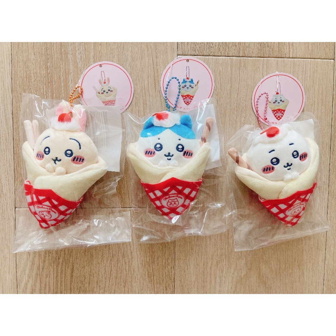 ちいかわ　クレープ　くじ　C賞　ちいかわ ハチワレ うさぎ　セット