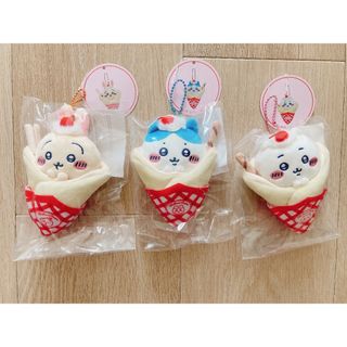 ちいかわ　クレープ　くじ　C賞　ちいかわ ハチワレ うさぎ　セット(ぬいぐるみ)