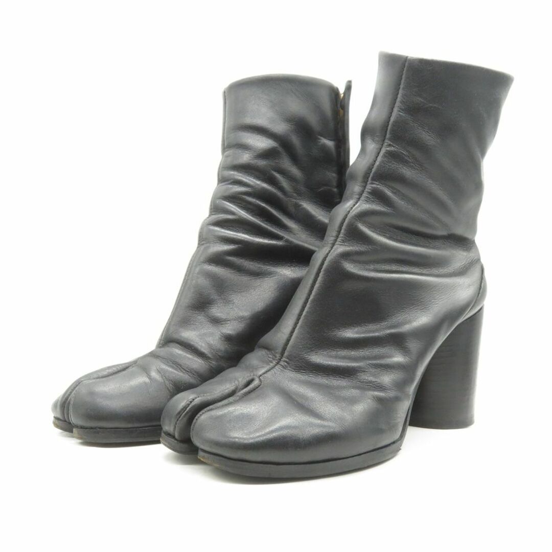 Maison Martin Margiela(マルタンマルジェラ)のMaisonMartinMargiela TABI HEEL BOOTS BLACK レディースの靴/シューズ(ブーツ)の商品写真