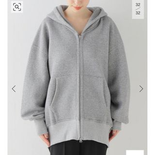 アパルトモンドゥーズィエムクラス(L'Appartement DEUXIEME CLASSE)のAMERICANA/アメリカーナ】 WIDE FULLZIP HOODIE  (パーカー)