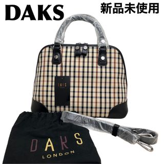 ダックス(DAKS)の新品未使用　DAKS ダックス　チェック柄　2wayバッグ　ハンド　ショルダー(ハンドバッグ)