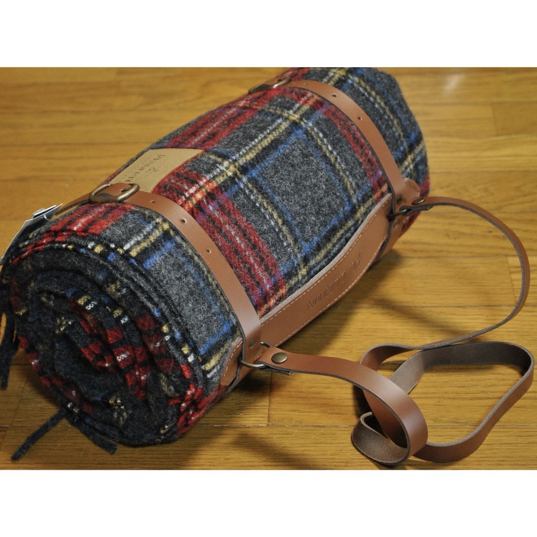 PENDLETONモーターローブwithレザーキャリア【チャコール PENDLETONモーターローブwithレザーキャリア【チャコール