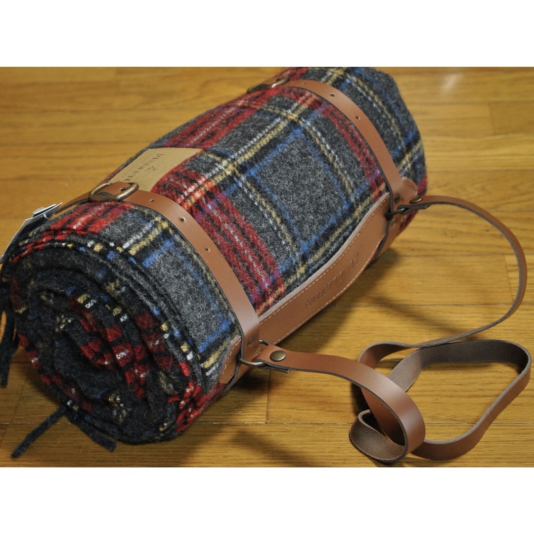 PENDLETON(ペンドルトン)のPENDLETONモーターローブwithレザーキャリア【チャコールスチュワート】 スポーツ/アウトドアのアウトドア(その他)の商品写真