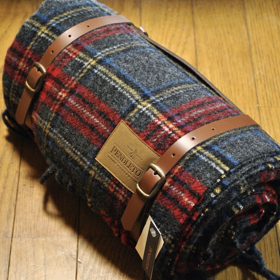PENDLETONモーターローブwithレザーキャリア【チャコール PENDLETONモーターローブwithレザーキャリア【チャコール