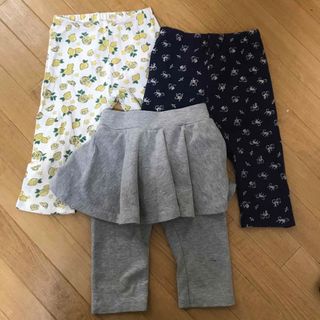 ユニクロ(UNIQLO)の女の子　ズボン　100 まとめ売り(パンツ/スパッツ)