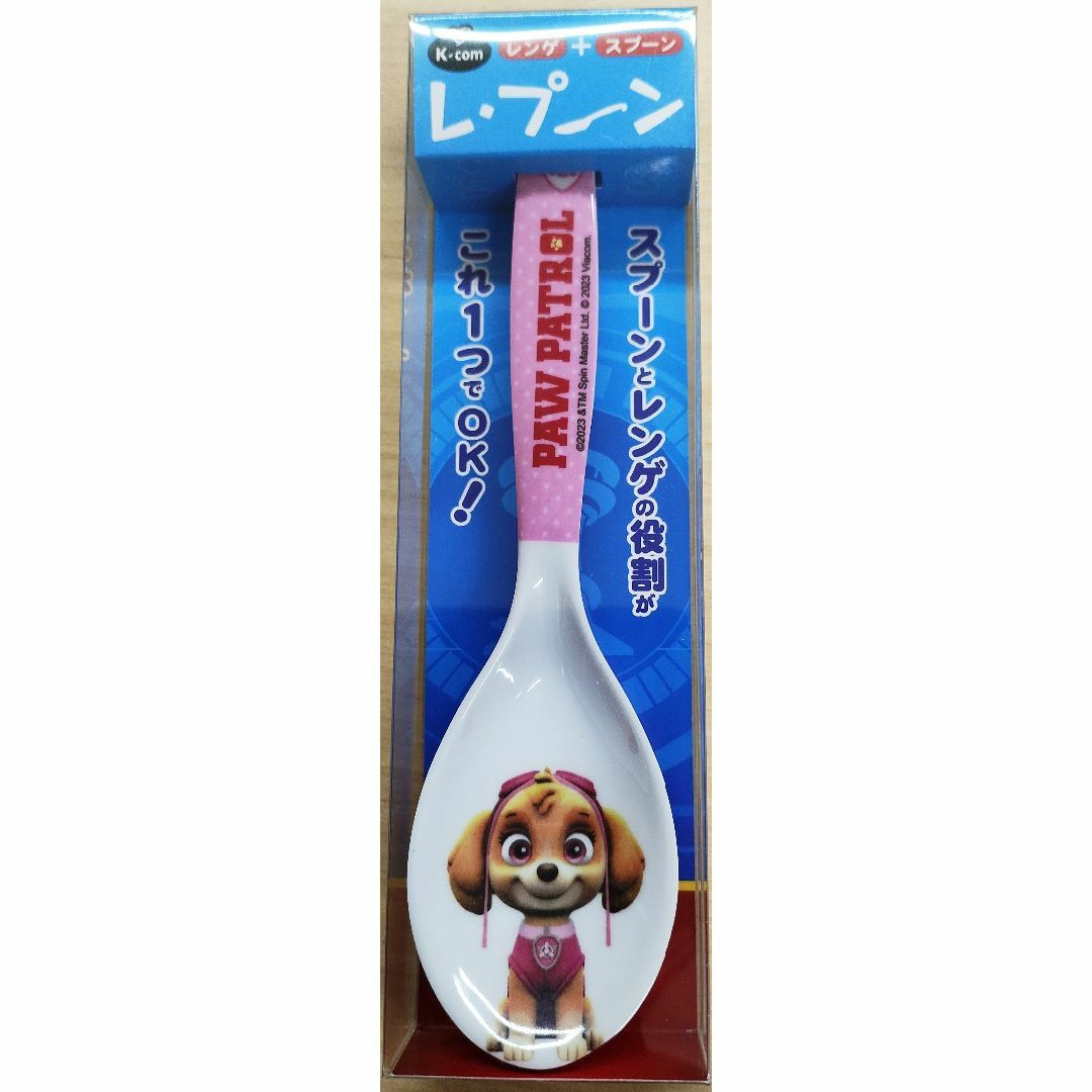 4個セット　ケイカンパニー パウ・パトロール レ・プーン　レンゲ　・　スプーン インテリア/住まい/日用品のキッチン/食器(カトラリー/箸)の商品写真