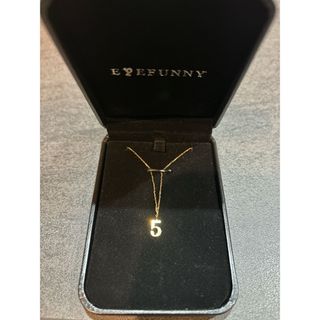 アイファニー(EYEFUNNY)のアイファニー　ナンバー5ネックレス　極美品(ネックレス)