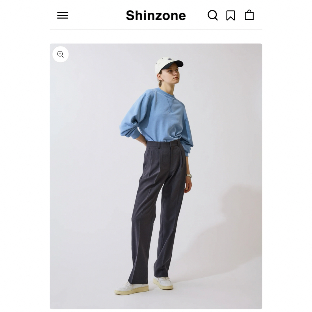 Shinzone(シンゾーン)のthe  shinzone  シンゾーン　クライスラーパンツ レディースのパンツ(カジュアルパンツ)の商品写真