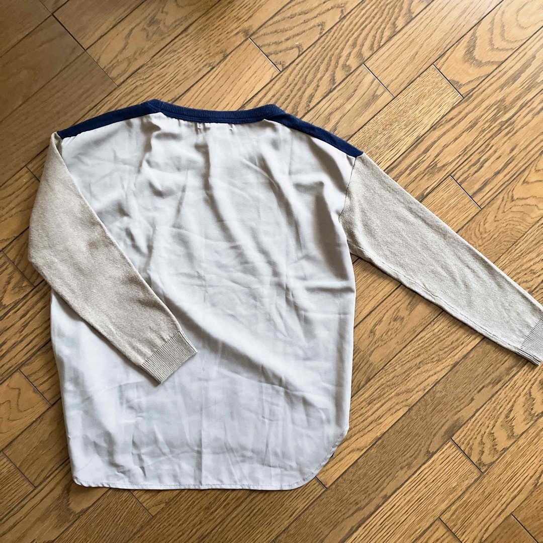 TORRAZZO DONNA(トラッゾドンナ)のトラッゾドンナ　クルーネック　薄手　セーター レディースのトップス(ニット/セーター)の商品写真