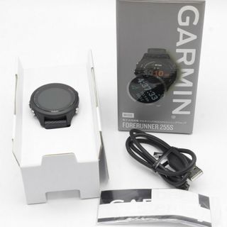 ガーミン(GARMIN)の【美品】GARMIN Forerunner 255S Music Black 010-02641-67 スマートウォッチ ガーミン フォアランナー ミュージック 本体(腕時計(デジタル))