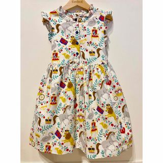 ボーデン(Boden)の美品　Mini Boden 王冠ワンピース　5-6歳　116cm(ワンピース)