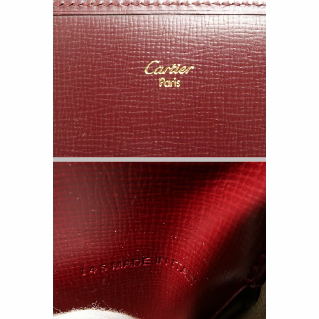 Cartier(カルティエ)のカルティエ　がま口コインケース　　レザー　長財布　　18679612 レディースのファッション小物(財布)の商品写真