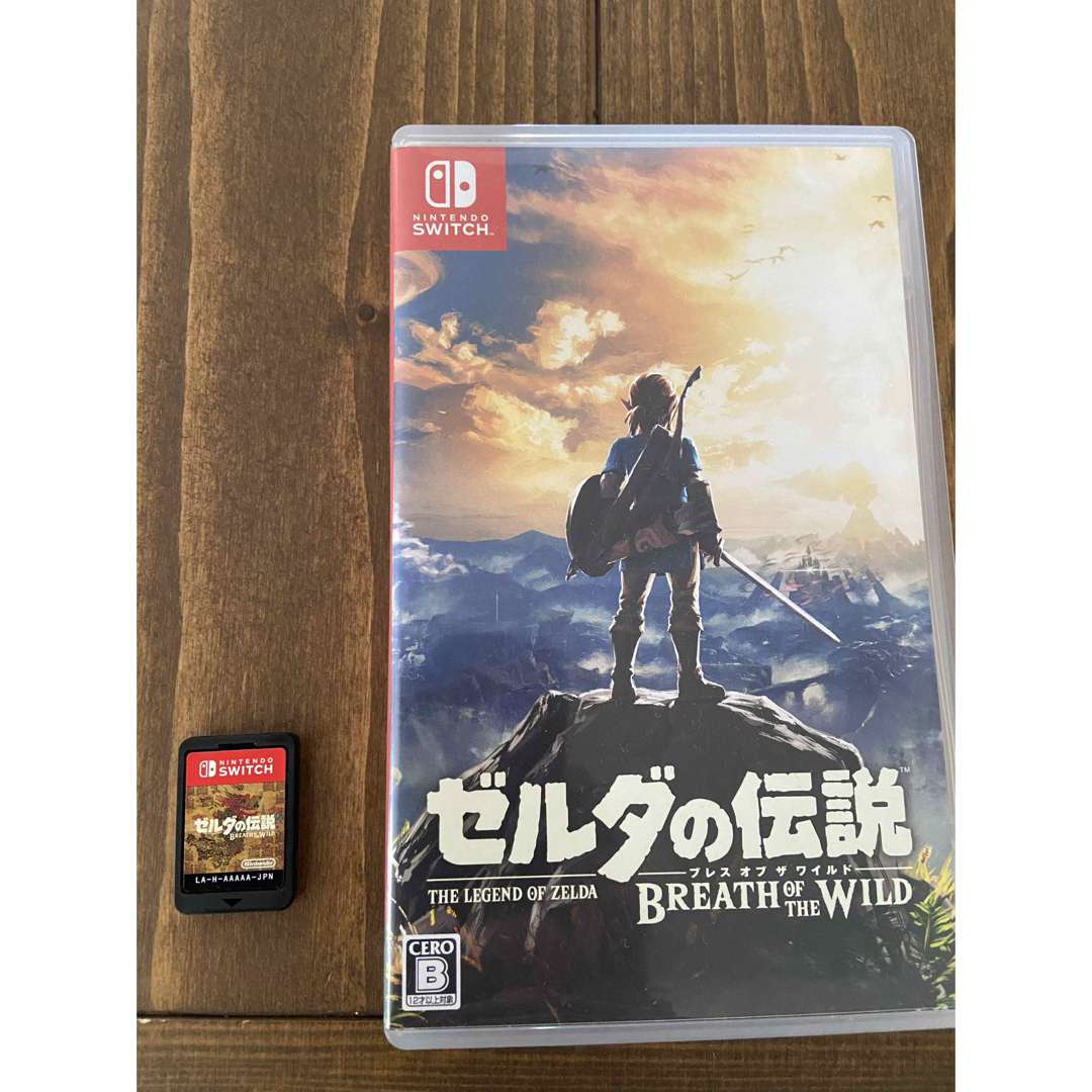 任天堂(ニンテンドウ)のゼルダの伝説 ブレス オブ ザ ワイルド エンタメ/ホビーのゲームソフト/ゲーム機本体(家庭用ゲームソフト)の商品写真