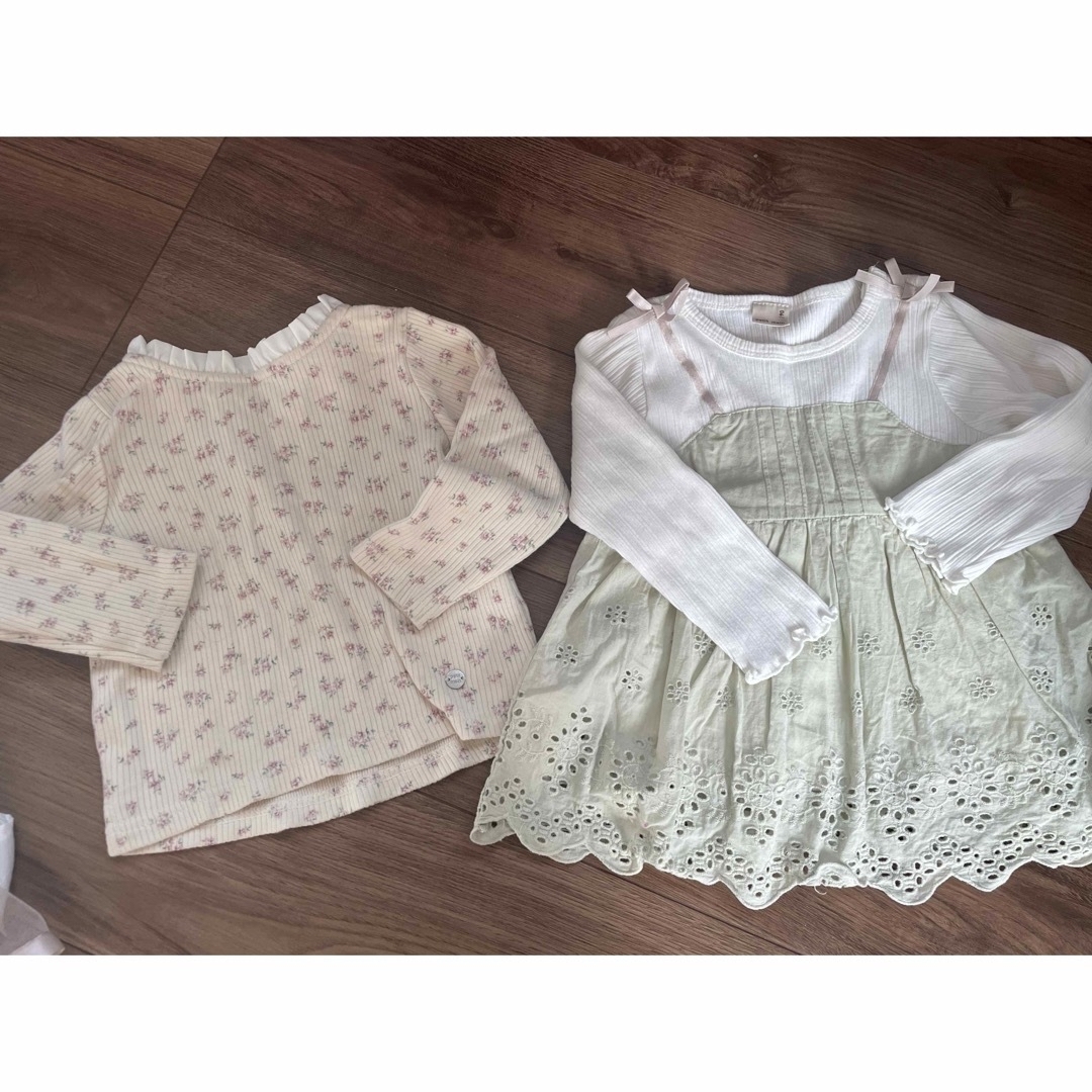 petit main(プティマイン)のプティマイン　セット　90センチ キッズ/ベビー/マタニティのキッズ服女の子用(90cm~)(ブラウス)の商品写真