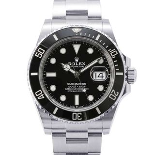 ロレックス(ROLEX)のロレックス サブマリーナ デイト ランダムシリアル ルーレット 126610LN  ROLEX 腕時計 黒文字盤(腕時計(アナログ))