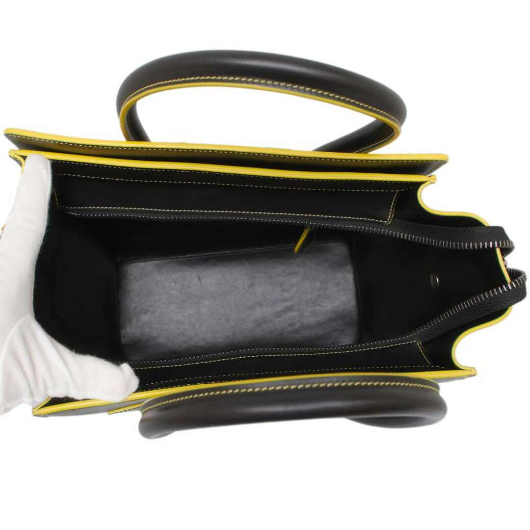celine(セリーヌ)のセリーヌ ハンドバッグ ラゲージ マイクロデボスショッパー レザー 167793 CELINE バッグ 黒 レディースのバッグ(ハンドバッグ)の商品写真