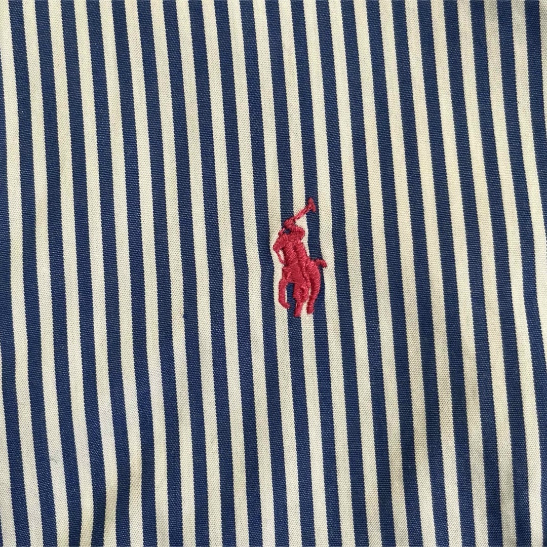 Ralph Lauren(ラルフローレン)のラルフローレン　シャツ　120 長袖　キッズ　ストライプ キッズ/ベビー/マタニティのキッズ服男の子用(90cm~)(Tシャツ/カットソー)の商品写真