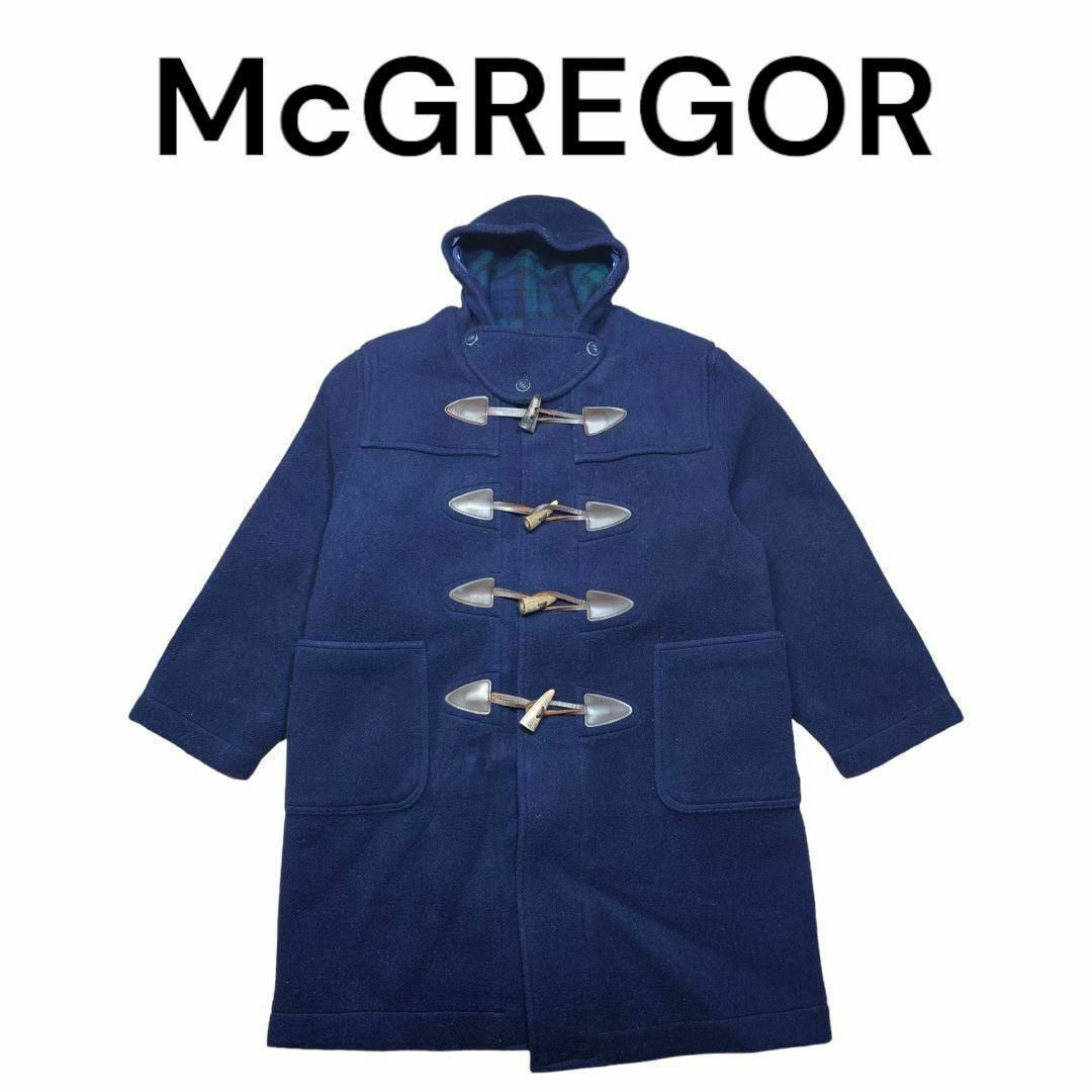 McGREGOR(マックレガー)のMcGREGOR ダッフルコート ネイビー マックレガー 古着 メンズのジャケット/アウター(ダッフルコート)の商品写真