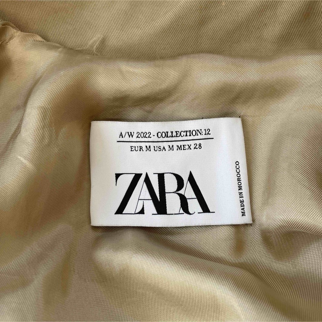 ZARA(ザラ)のzara 2022awCollection ロングステンカラーコート レディースのジャケット/アウター(ロングコート)の商品写真