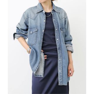 アパルトモンドゥーズィエムクラス(L'Appartement DEUXIEME CLASSE)のアパルトモン 【マディソン ブルー】 WESTERN SH DENIM MNS(シャツ/ブラウス(長袖/七分))