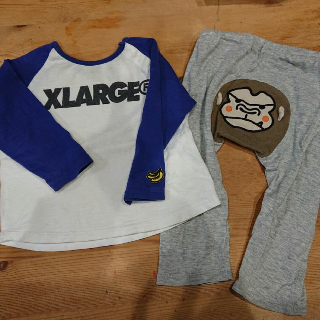 XLARGE KIDS(エクストララージキッズ)のXLARGE KIDS セットアップ キッズ/ベビー/マタニティのベビー服(~85cm)(Ｔシャツ)の商品写真