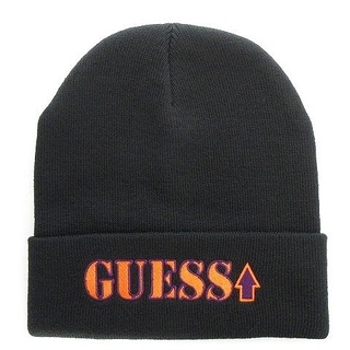 ゲス(GUESS)のゲス GUESSx88RISING ニット帽 ニットキャップ ビーニー  黒(その他)