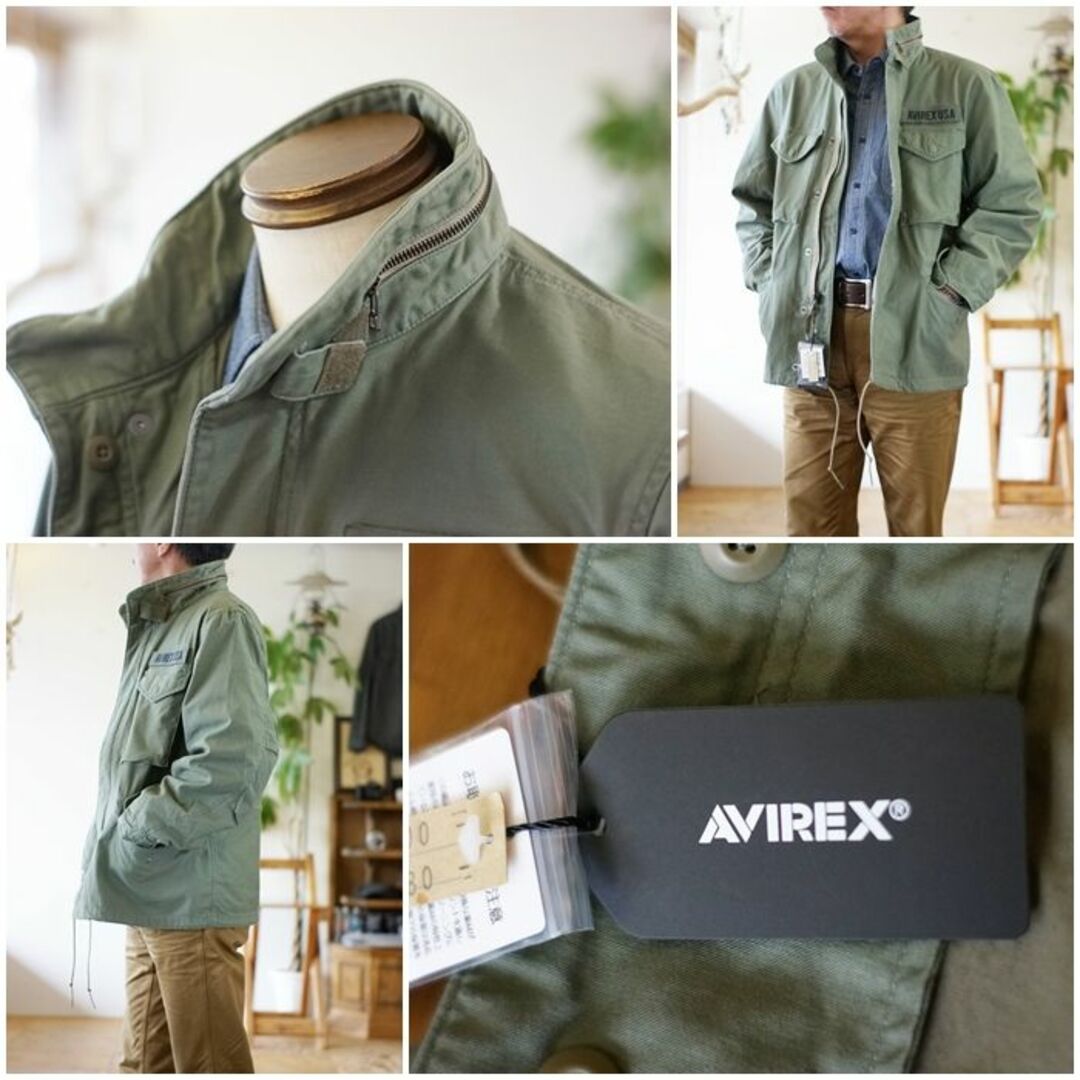 AVIREX(アヴィレックス)のAVIREX アビレックス　 M-65ミリタリーフィールドジャケット　L メンズのジャケット/アウター(ミリタリージャケット)の商品写真