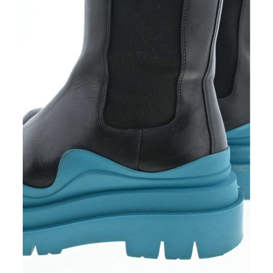 Bottega Veneta(ボッテガヴェネタ)のBOTTEGA VENETA ブーツ EU37 1/2(24cm位) 黒x青 【古着】【中古】 レディースの靴/シューズ(ブーツ)の商品写真