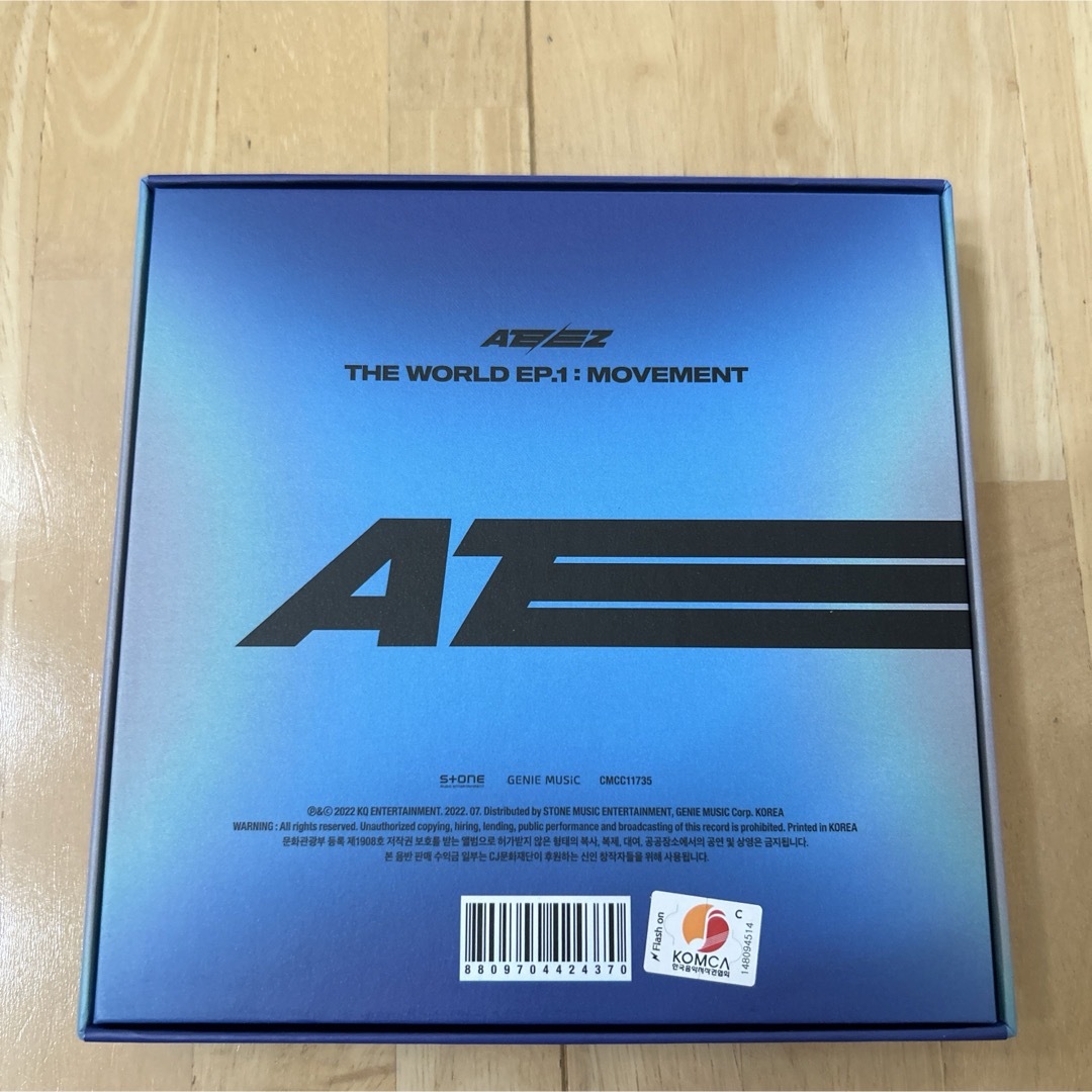 ATEEZ(エイティーズ)のateez the world ep.1 movement CD アルバム エンタメ/ホビーのCD(K-POP/アジア)の商品写真