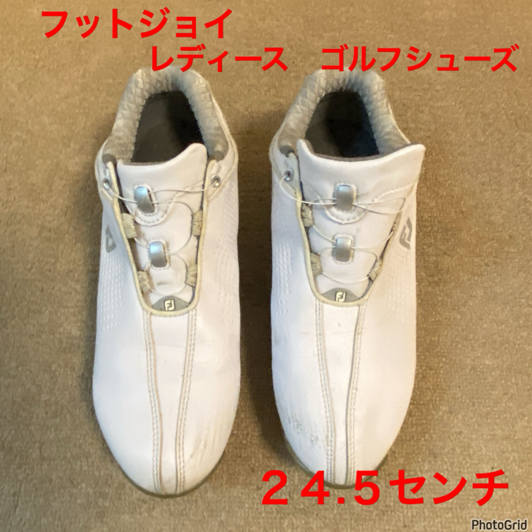 FootJoy(フットジョイ)の人気‼️【良品】フットジョイ★レディース ゴルフ BOAシューズ／24.5センチ スポーツ/アウトドアのゴルフ(シューズ)の商品写真