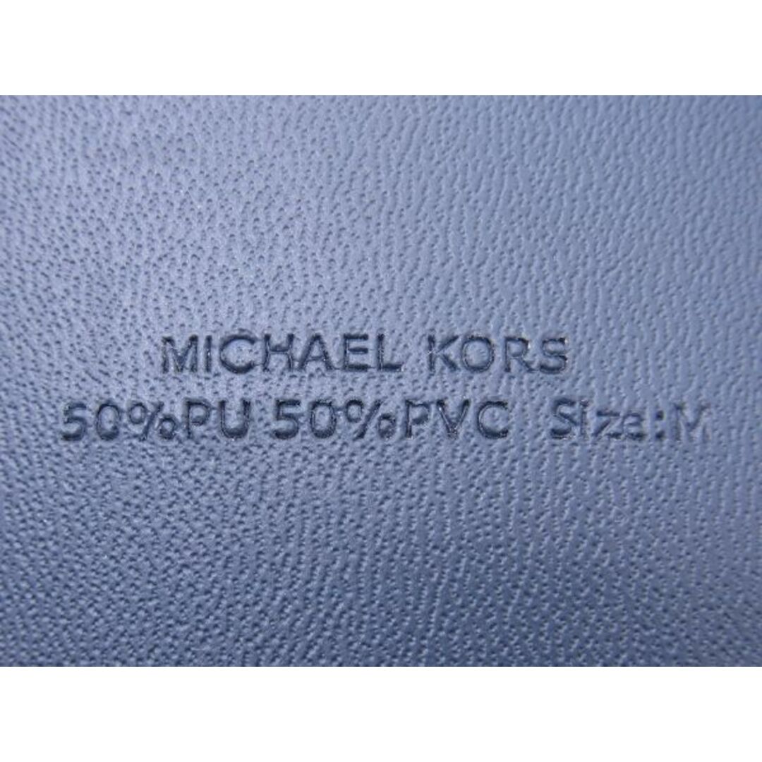 Michael Kors(マイケルコース)の■美品■ MICHAEL KORS マイケルコース ポリウレタン×PVC ベルト 表記サイズM レディース メンズ ネイビー系 DD4125 レディースのファッション小物(その他)の商品写真