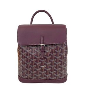 ゴヤール(GOYARD)の未使用品 GOYARD ゴヤール ALPIN MINI アルパン ミニ Burgundy バーガンディ ゴヤールディンキャンバスxシュヴロッシュカーフスキン バックパック(リュック/バックパック)