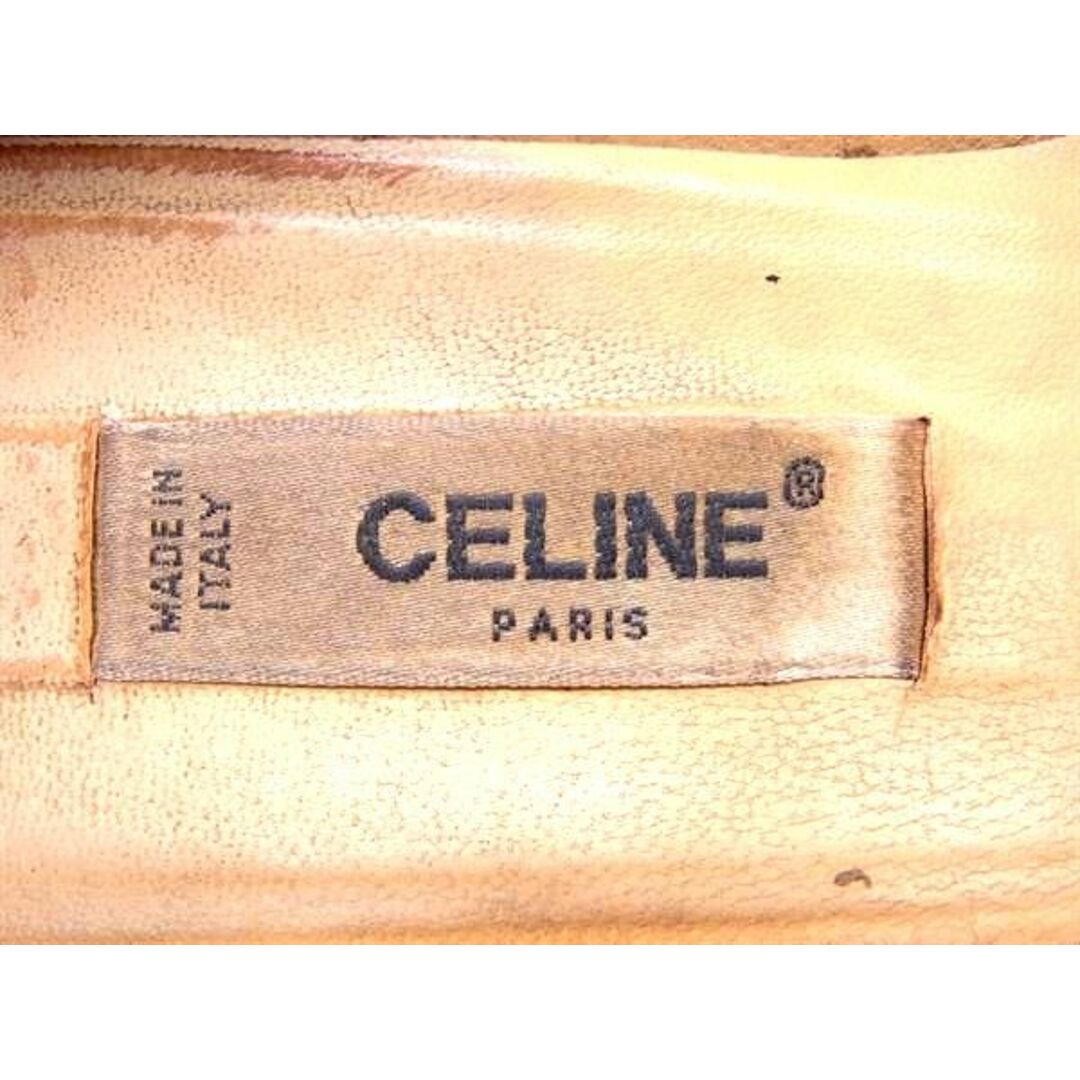 celine(セリーヌ)のCELINE セリーヌ レザー パンプス ヒール サイズ36(約23.0cm) 靴 シューズ レディース ブラック系 DD2751 レディースのアクセサリー(その他)の商品写真