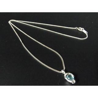 ヨンドシー(4℃)の■美品■ 4℃ ヨンドシー SV925 カラーストーン ネックレス ペンダント アクセサリー レディース シルバー系×ライトブルー系 DD6087(ネックレス)