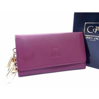 カランダッシュ(CARAN d'ACHE)の■極美品■ Caran d&#039;Ache カランダッシュ レザー 4連キーケース 鍵入れ メンズ ボルドー系 DD7614(キーケース)