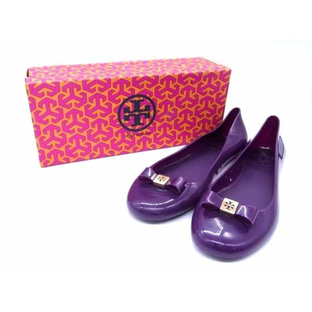 Tory Burch(トリーバーチ)のTORY BURCH トリーバーチ ラバー バレエシューズ 靴 シューズ レディース パープル系 DD2671 レディースの靴/シューズ(ハイヒール/パンプス)の商品写真