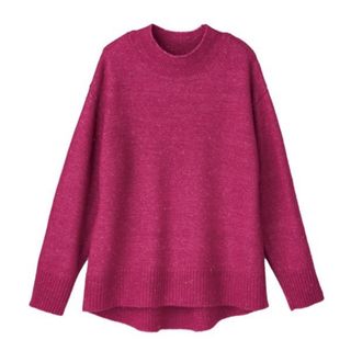 ジュンコシマダ(JUNKO SHIMADA)の美品　ニット　プルオーバー ゆるシルエット カラーネップ　レディース　M(ニット/セーター)