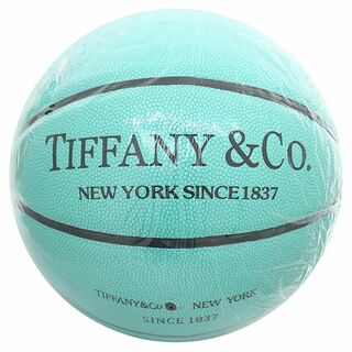 ティファニー(Tiffany & Co.)のティファニー バスケットボール スポルディング コラボ 数量限定 ティファニーブルー ボール インテリア 置物 スポーツ h-n077(バスケットボール)