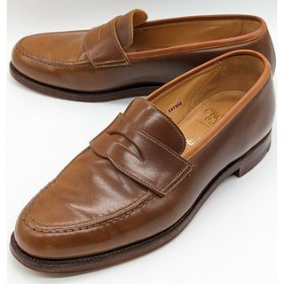 クロケットアンドジョーンズ(Crockett&Jones)の【美品】クロケット＆ジョーンズ コードバン ローファー マイン 6E【送料無料】(ドレス/ビジネス)