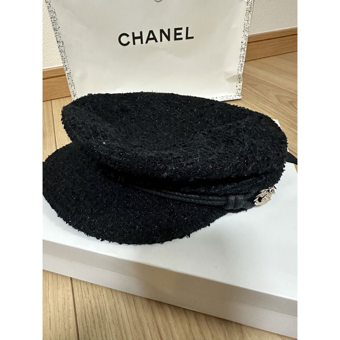 CHANEL(シャネル)のCHANEL マリンハット　ツイードキャスケットS size レディースの帽子(キャスケット)の商品写真