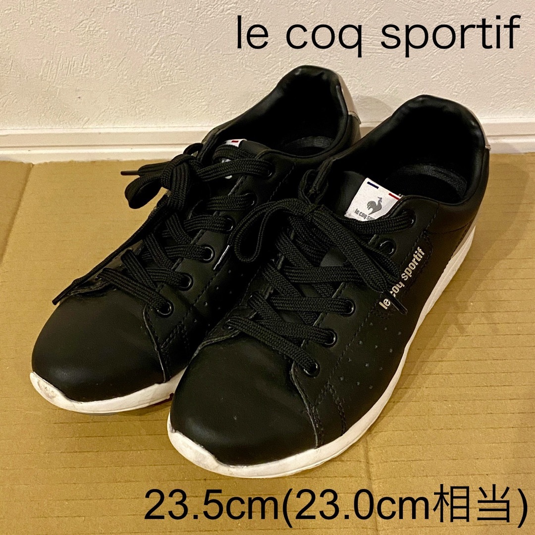 le coq sportif レディース スニーカー ブラック 23.5cm