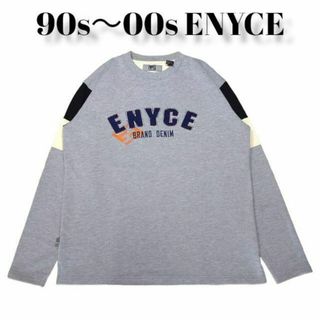 エニーチェ(ENYCE)の00s ENYCE スウェットトレーナー 古着 hiphop エニーチェ 刺繍(Tシャツ/カットソー(七分/長袖))