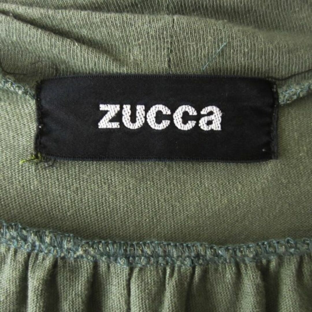 ZUCCa(ズッカ)の美品　ZUCCA／ズッカ★　片側にポケットの付いたノースリーブカットソー レディースのトップス(カットソー(半袖/袖なし))の商品写真