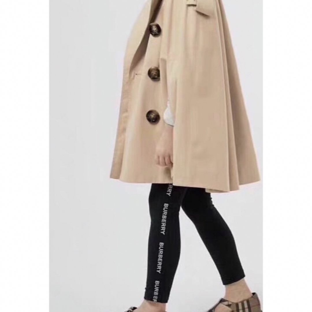 BURBERRY(バーバリー)のバーバリー　Burberry サイドテープ　レギンス　キッズ　14Y キッズ/ベビー/マタニティのキッズ服女の子用(90cm~)(パンツ/スパッツ)の商品写真