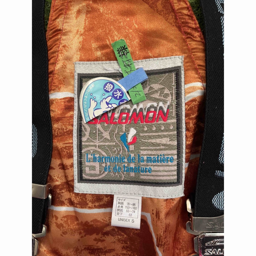 SALOMON(サロモン)の90s SALOMON サロモン  スノーウェア セットアップ　サイズS  スポーツ/アウトドアのスキー(ウエア)の商品写真